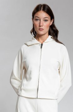 LA FABY WOMAN HOODIE FULL ZIP SWEATSHIRT