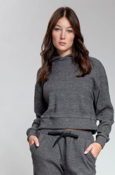 JANE WOMAN HOODIE SWEATSHIRT CROP